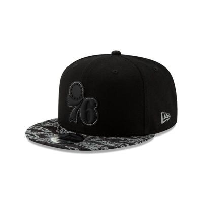 Philadelphia 76ers Gorra | New Era NBA Tiger Flect 9fifty Snapback Cap Mexico - Negros